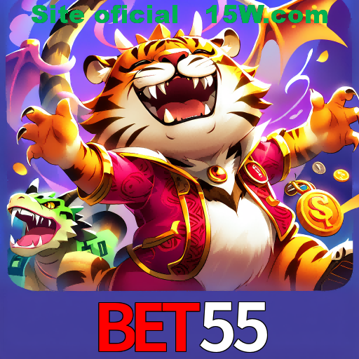 Imagem promocional da Bet55 mostrando a plataforma e suas vantagens